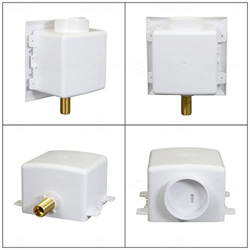 Highcraft Icemaker Outlet Box Universal Utitliy Outlet Valve Box for Ice Makers, Gas Valves, Air Admittance Valves and Washing Machine, 1/2" PEX Expansion Connection by HIGHCRAFT - Used condition - Image 4
