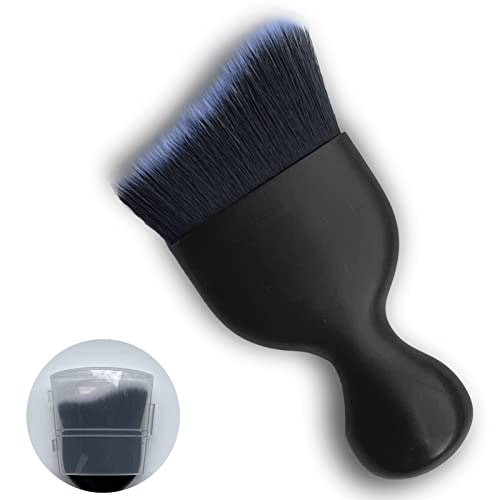 Jddry Car Detailing Brush Tool,Portable Automotive Interior Dust Brush,Car Cleaning Brushes Duster,Soft Bristles Detailing Brush,Universal Brushes For Car/Home/Office//Computer(Black+White,1Pc) #TOP5