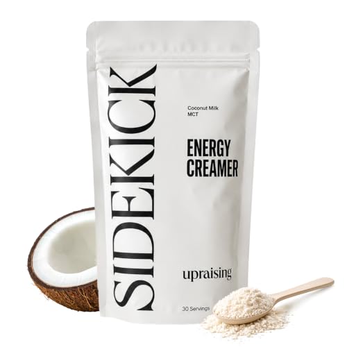 Coconut Milk Powder + Medium Chain Triglycerides (MCT) | 100% Natural Coconut Creamer for Coffee | No Fillers No Additives | Clean Label | Boost Energy & Focus - Upraising
