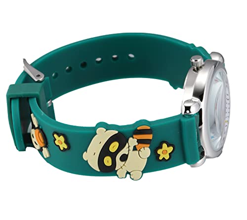 Image of Jewtme Kids Time Teacher Watches 3D Cute Cartoon Silicone Children Toddler Butterfly Wrist Watches for Ages 3-10 Boys Girls Little Child