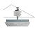 Awoco Super Quiet Split Insert Stainless Steel Range Hood, 4-Speed, 800 CFM, LED Lights, Baffle Filters with 6” Blower (30"W 6" Vent)