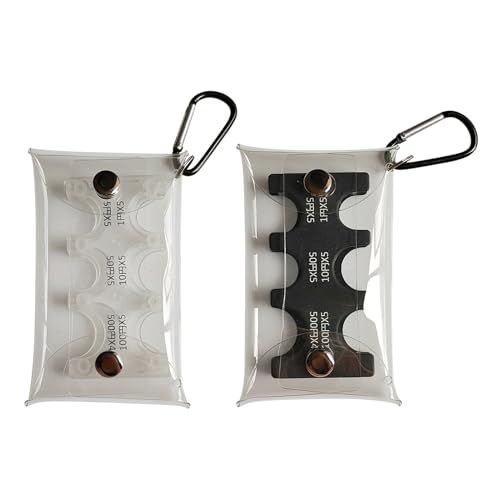 2個 片手で取り出せる コインホルダー コ コインケース 小銭入れ 1円?5円?10円?50円?100円?500円を5660円収納 軽量 コンパクト 便利 小銭の整理に便利 コイン収納 小銭財布 保護カバー付き コイン収納 振っても落ちない