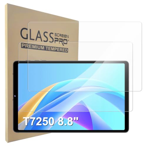 Hianjoo 2���Z�b�g PHILIPS T7250 �Ή� �ی�t�B���� �K���X�t�B���� �d�x9H/��U�h�~/�����ߗ� PHILIPS T7250 �Ή� �t�B���� �����K���X �^�u���b�g 8.8�C���` �t���ی�t�B����