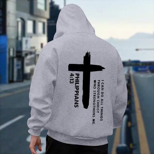 Hoodies for Men Long Sleeve Printed Graphic Drawstring Sweatshirts with Pocket Fashion Comfort Fall Casual Pullover4