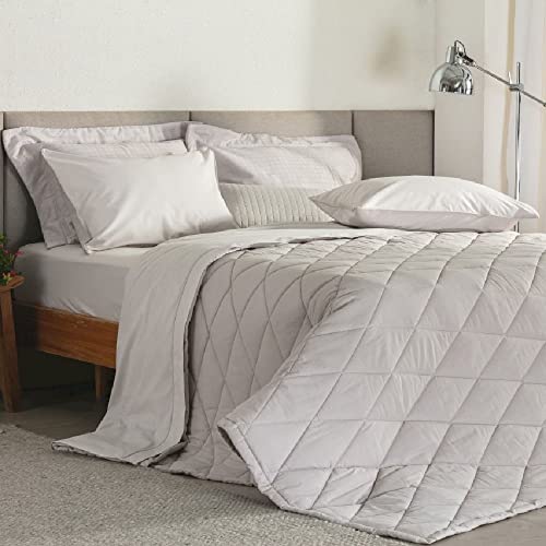 Buddemeyer Jogo de Cama King Percal 180 Fios Basic Percalle 100% Algodão Penteado Bege 4 peças