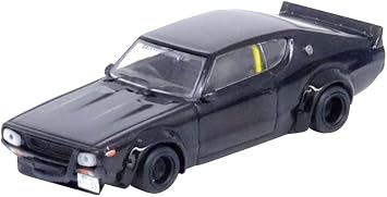 Inno Models 2000 GT-R KPGC110 RHD Right Hand Drive Black 1/64 Diecast Model Car IN64-KPGC110LB-BLA