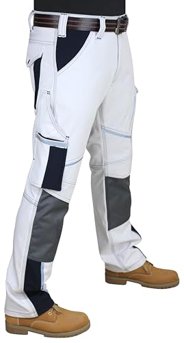 Pantalon de travail imperméable coupe-vent et blanc