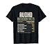AUDH Autism ADHD Awareness Neurodivergent Nutrition Facts T-Shirt