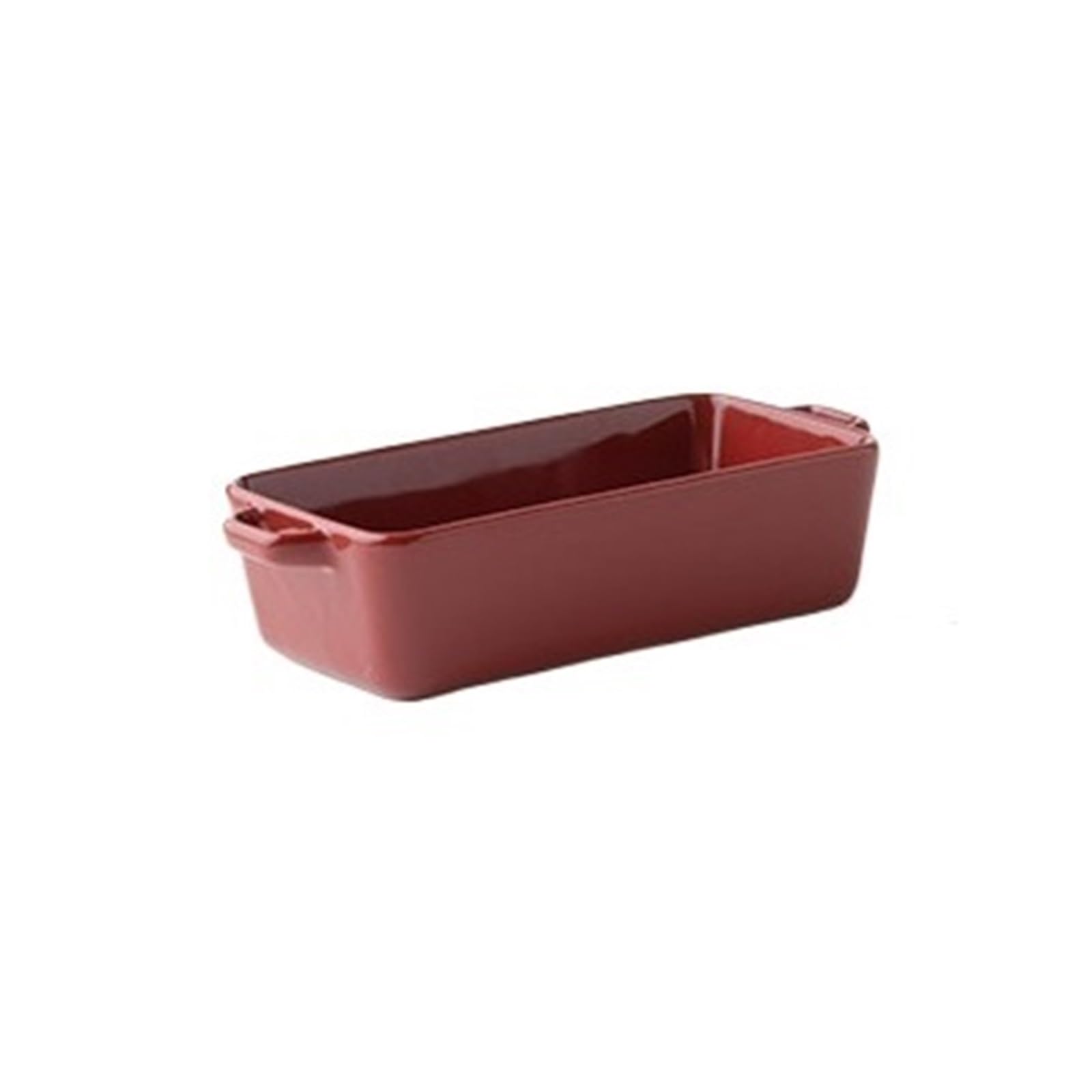 Plat Four Red Rectangular Double Handled Baking Dish Plat Gratin