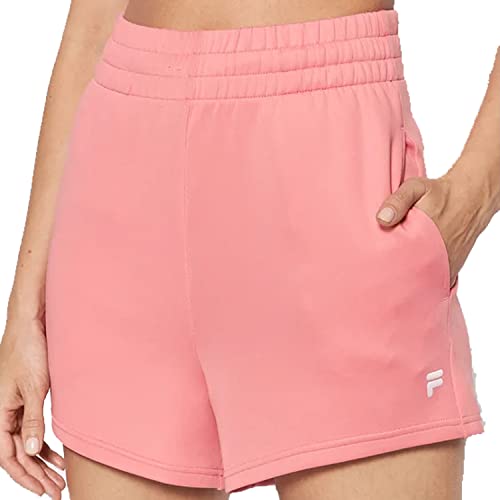 Bermuda FILA rose haut de gamme coupe féminine élégante FAW0077