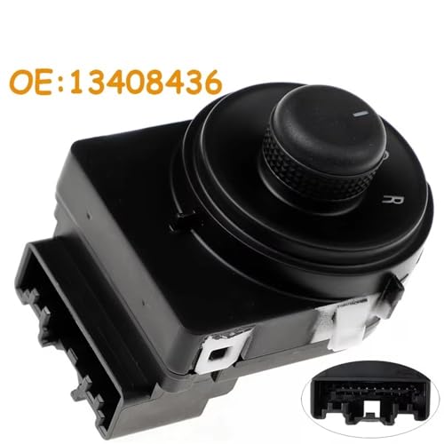 Bouton commande rétroviseur robuste pour Chevrolet Cruze 2016-2019 reference 13408436 ABS - 2