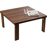 家具の赤や こたつ ビンテージ 正方形 幅68cm 折りたたみ 薄型 ビンテージ アンティーク ブラウン 家具調こたつ (ブラウン)