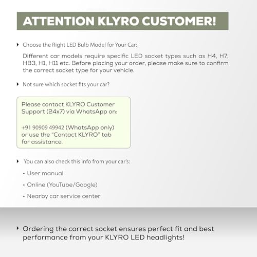 Image of klyro LED Headlight Bulb for Car 140W 14000LM 8000K Ice Blue White Light | Plug & Play Waterproof LED Headlamp | High Visibility Night Driving Light | Pack of 2 (H4 /H19)