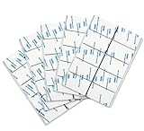 elzle 5 Stück Doppelseitiges Klebeband Extra Stark, Wasserfeste Double-Sided Adhesive Pads, Doppelseitiges Schaumstoff Pads (50 Stück gesamt 50mm x 30mm)
