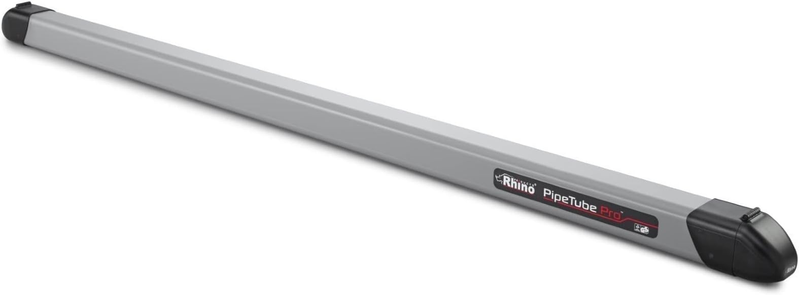 Rhino 3 meter PipeTube Pro Unlined Universal Van Pipe Carrier RP21, Silver, L1, L2 / H1