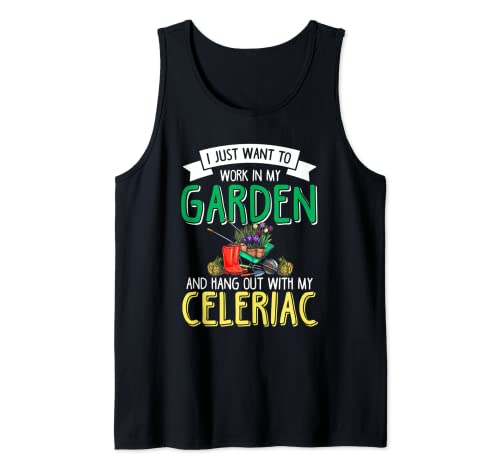 Amante de los apionabos Jardinería Jardinero Planta Hortaliz Camiseta sin Mangas