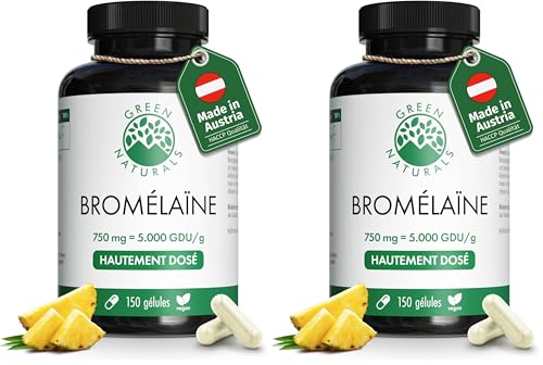 Bromélaïne de qualité supérieure testée en laboratoire Green Naturals vegan
