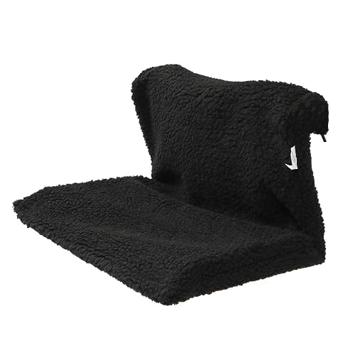 Toyvian Hängendes Heizkörperbett für Katzen Schwarzes Vlies Haustierbett mit Eisenrahmen für Winter Platzsparend und für Gemütliche Toyvian Hängendes Heizkörperbett für Katzen Schwarzes Vlies Haustierbett mit Eisenrahmen für Winter Platzsparend und für Gemütliche