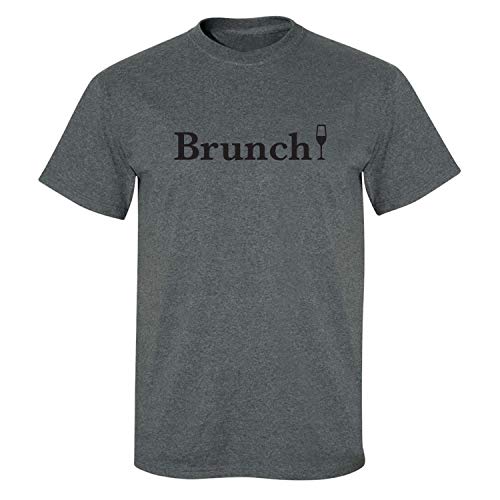 Zerogravitee PA-4601-SS-DKHTHR_MEDIUM_DARK-HEATHER Brunch Adult T-Shirt In Dark Heather cover