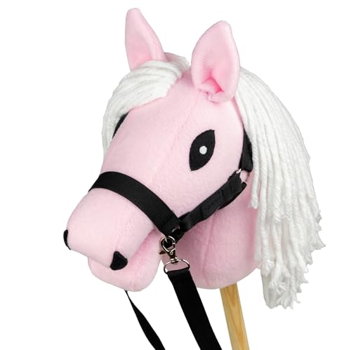 SKIPPI Hobby Horse Pink Headcollar and Reins Set A5 Horse