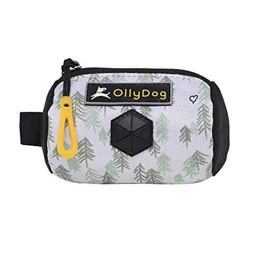 Image of OllyDog Scoop Pick Up Bag, Dog Waste Dispenser, Tree Hugger Print, One Size