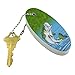 GRAPHICS & MORE Bass Fish Jumping Out of Water Fishing Floating Keychain Oval Foam Fishing Boat Buoy Key Float
