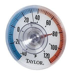 Taylor Window Thermometer -40 To 120 Deg F 3-1/2 Dial6