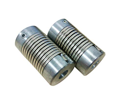 Ch9401 Universally Suitable Coil Spring Steel Flexible Coupling D26L50Mm 2Pcs-Pack (10 * 10Mm Hole, 2) #TOP21