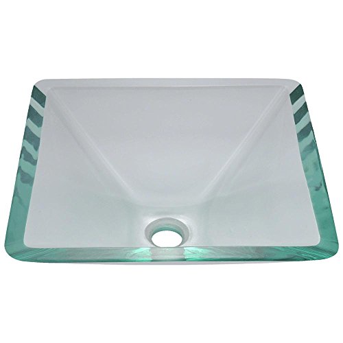 603 Crystal Glass Vessel Sink, Sink Only, Sink Only #TOP2