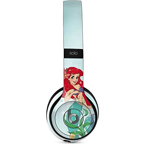 Skinit Decal Audio Skin Compatible with Beats Solo 2 Wired - Officially Licensed Disney The Little Mermaid Ariel Sparkles Art Design