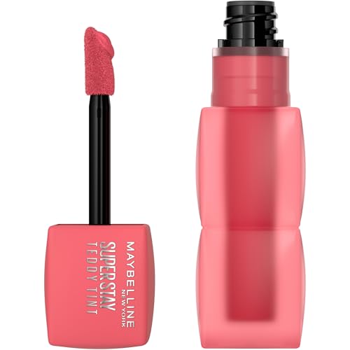 Maybelline New York, Super Stay Teddy Tint, Textura Suave e Intensidad de Color Modulable, 4 Formas...