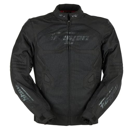 Furygan Homme Atom Vented Evo Veste, Noir-Noir, XL EU