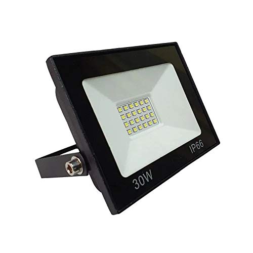 Refletor Holofote de Led SMD 30w Branco Frio Slim 6500k à Prova D'Água IP-66 Bivolt