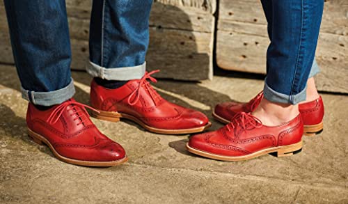 Image of BARKER Valiant Men's Handmade Oxford Derby Shoes - Premium Calf Leather, Goodyear Welted, Hand-Painted Finish, Classic Formal Style