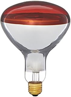 250 Watts R40 Red Heat lamp Light Bulbs Infrared Flood Reflector Incandescent Spotlight