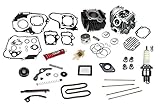 yamasaki 50ccm neu kaufen NEU ZYLINDER KIT 110ccm mit KOPF und DICHTUNGSSATZ ____ Das kit enthält: ____ - Zylinder ____ - Kolben komplett ____ - Zylinderkopf ohne das Sekundärluftsystem / Abgasrückführung ____ - Steuerkette ____ - Steuerkettenspanner ____ - Führungsrolle Steuerkette ____ - Spannschienen ____ - Zündkerze ____ - Ansaugstutzen Isolator ____ - Benzinfilter ____ - Ölsieb ____ - Motordichtungssatz ____ - Silikon Dichtmasse ____ - Zylinderstehbolzen (4 Stück) ____ - Hutmuttern (4 Stück) ____ Die 110 ccm