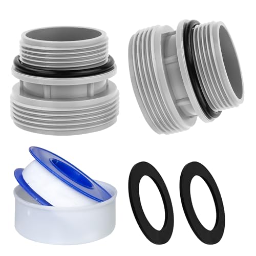 Lot de 2 adaptateurs de tuyau de piscine pour pompe de piscine de 1,5