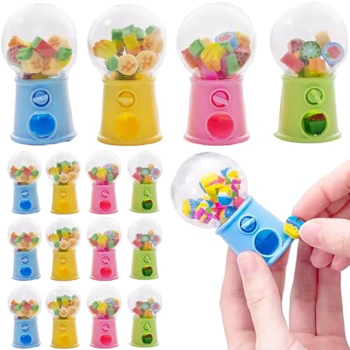 Mini gommes machine distributeur de gommes fruits colorées enfants