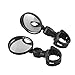 2pcs Vélo Miroirs pour Scooter Électrique Arrière Réglable Miroir Réflecteur Orientable Guidon 5.3cm