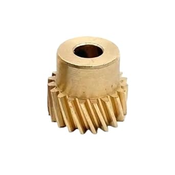 0.5 Module Copper Helical Gear 0.5M 20 Teeth 30 Teeth Left Handed Spiral Helical Gear Motor Rack Pinion Spiral Mechanical20T 3mm bore