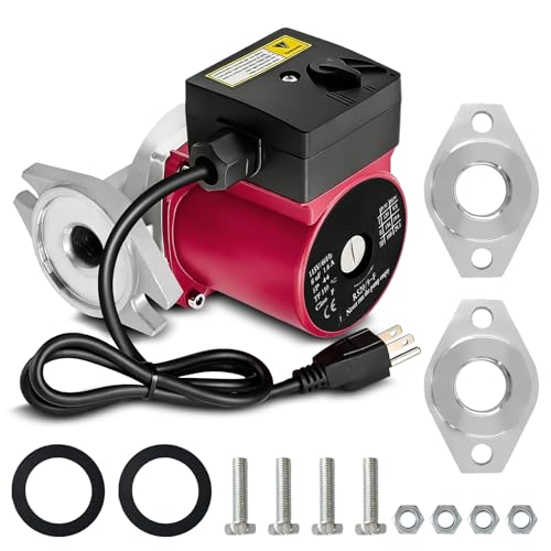 UPS26-99FC 52722512 115V 1/6HP Stainless Steel Water Circulator Pump/Boiler Pump Fits for Radiant Heating, Hydronic Heating, Fan Coil Heating, Solar And Other System Types