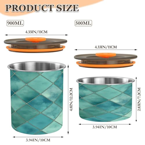 Envase hermético de acero inoxidable Blueangle 500 ml miniatura 2