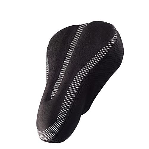Elepcute Funda de gel para sillín de bicicleta - Asiento de bicicleta suave, cómodo acolchado con transpirabilidad para bicicleta de montaña / bicicleta de carretera / bicicleta estática Cover