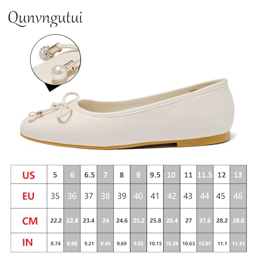 Women's Ballet Flats with Bow Knot & Sparkle Balls Ultra Soft Sole Round Toe Work Travel Casual Outfits Shoes2