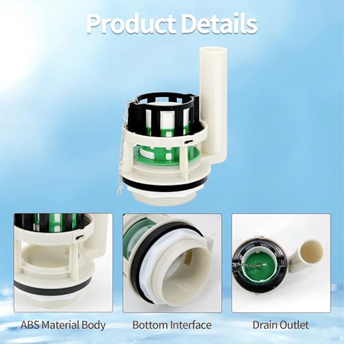 Lychee Light Toilet Flush Valve Replacement Parts for Two Piece Toilets, Compatible with Toto THU Series Tower, for 3-Inch Flush Hole, Including Repair Kits (Two-piece toilets) by Lychee Light - Used condition - Image 4
