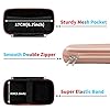 ACOCOBUY Power Bank Case - Shockproof Hard EVA Carrying Case for Hard Drives, Travel Cable Organizer, Electronic Organizer Pouch With Zipper, Multifunctional Storage Wallet in Rose Gold #3