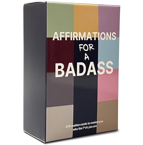 Badass Affirmation Cards - Daily Inspirational and Motivational Cards for