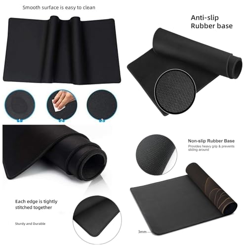 Gaming mouse pad y alfombrilla de oficina de 60x30 cm con diseño abstracto 4