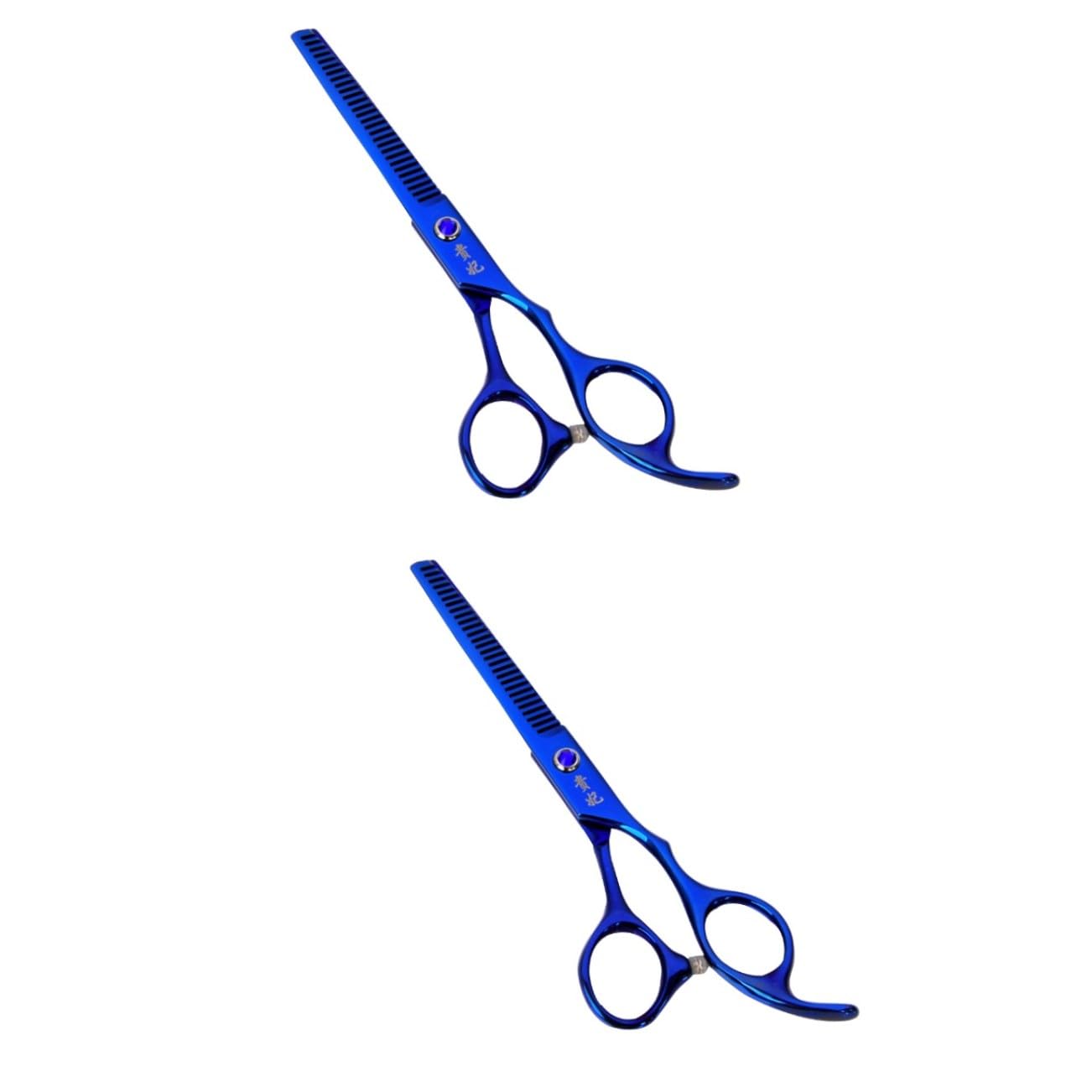 Ciseaux de coiffure kit de 2 ciseaux de coupe de cheveux droits salon de coiffure