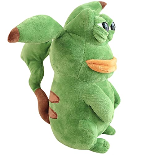 Elainren Sleepy Frog Plush Cute Toy Creative Frog Stuffed Animals Green Frog Plushie- Hug And Cuddle With Squishy Fabric And Stuffing -Cute Frog Dolls Gift,9.8''(Only For Age 14+) #TOP3